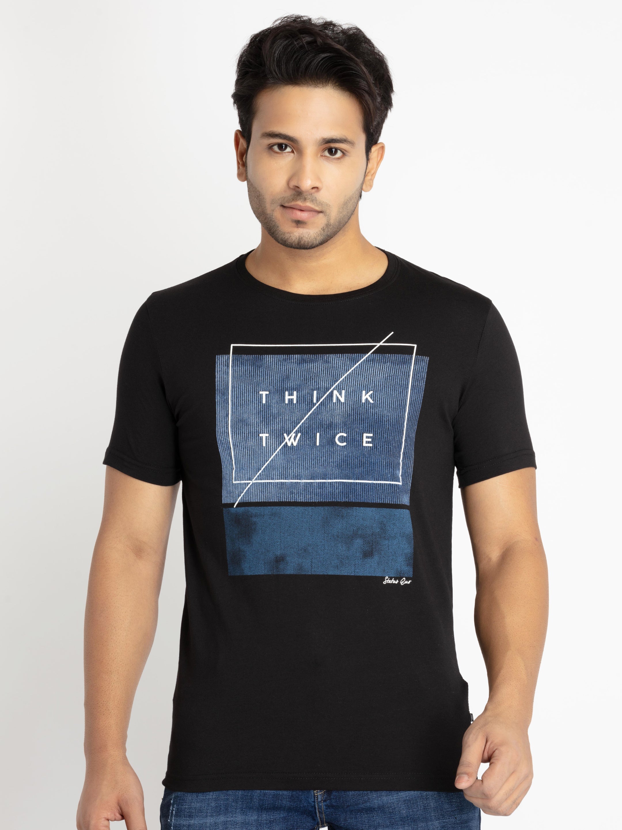 Status Quo |Men's Solid T-shirt - S, M, L, XL, XXL