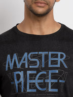 Mens All Over Printed Round Neck T-shirt