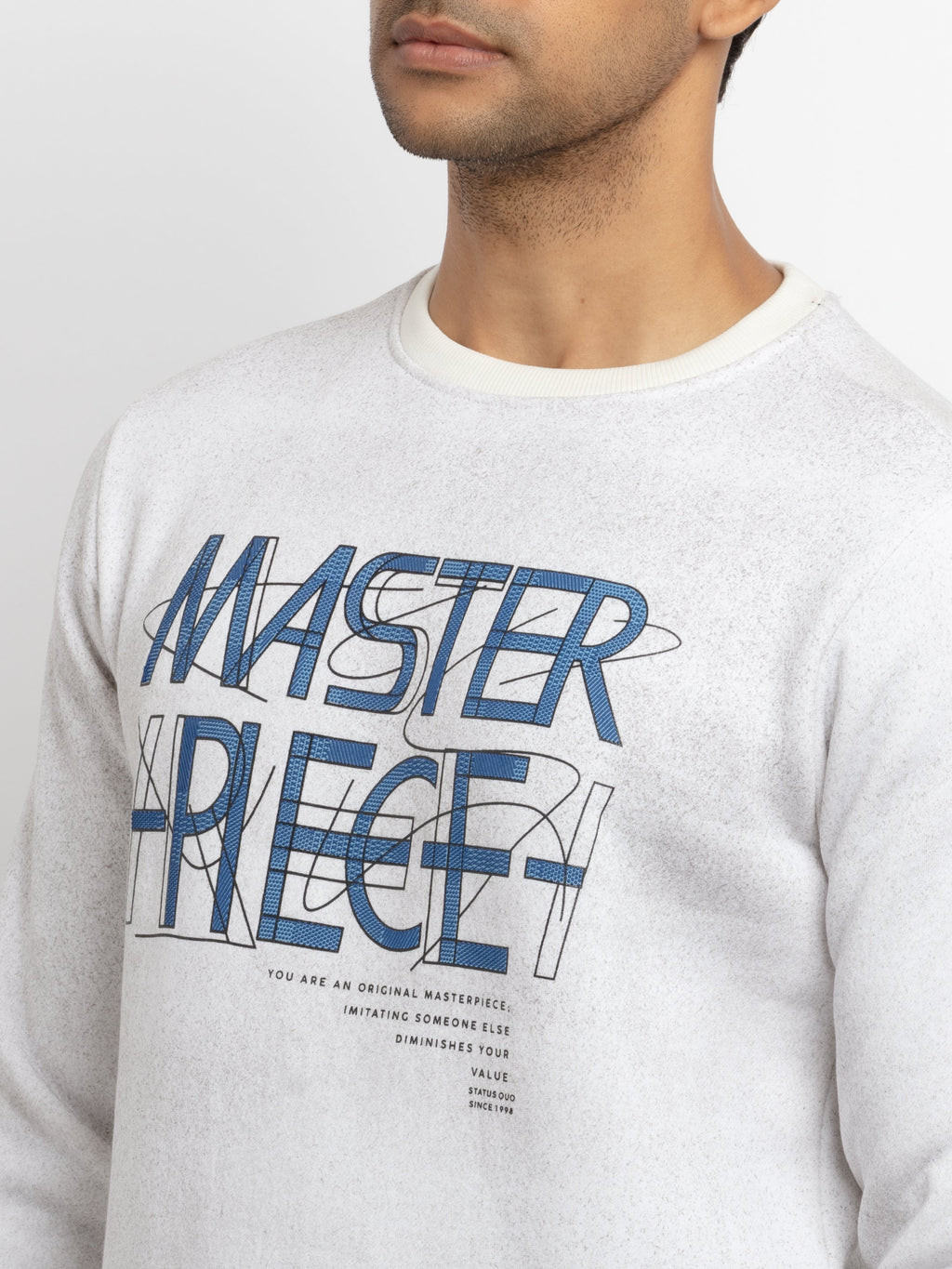 Mens Printed Round Neck T-shirt