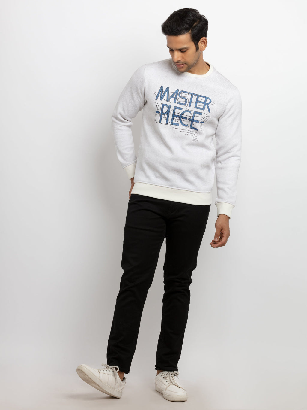 Mens Printed Round Neck T-shirt