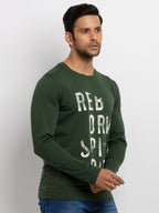 Mens Printed Full Sleeves T-shirt