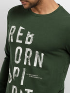 Mens Printed Full Sleeves T-shirt