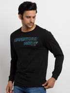 Mens Printed Full Sleeves T-shirt