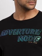 Mens Printed Full Sleeves T-shirt