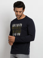 Mens Printed Full Sleeves T-shirt