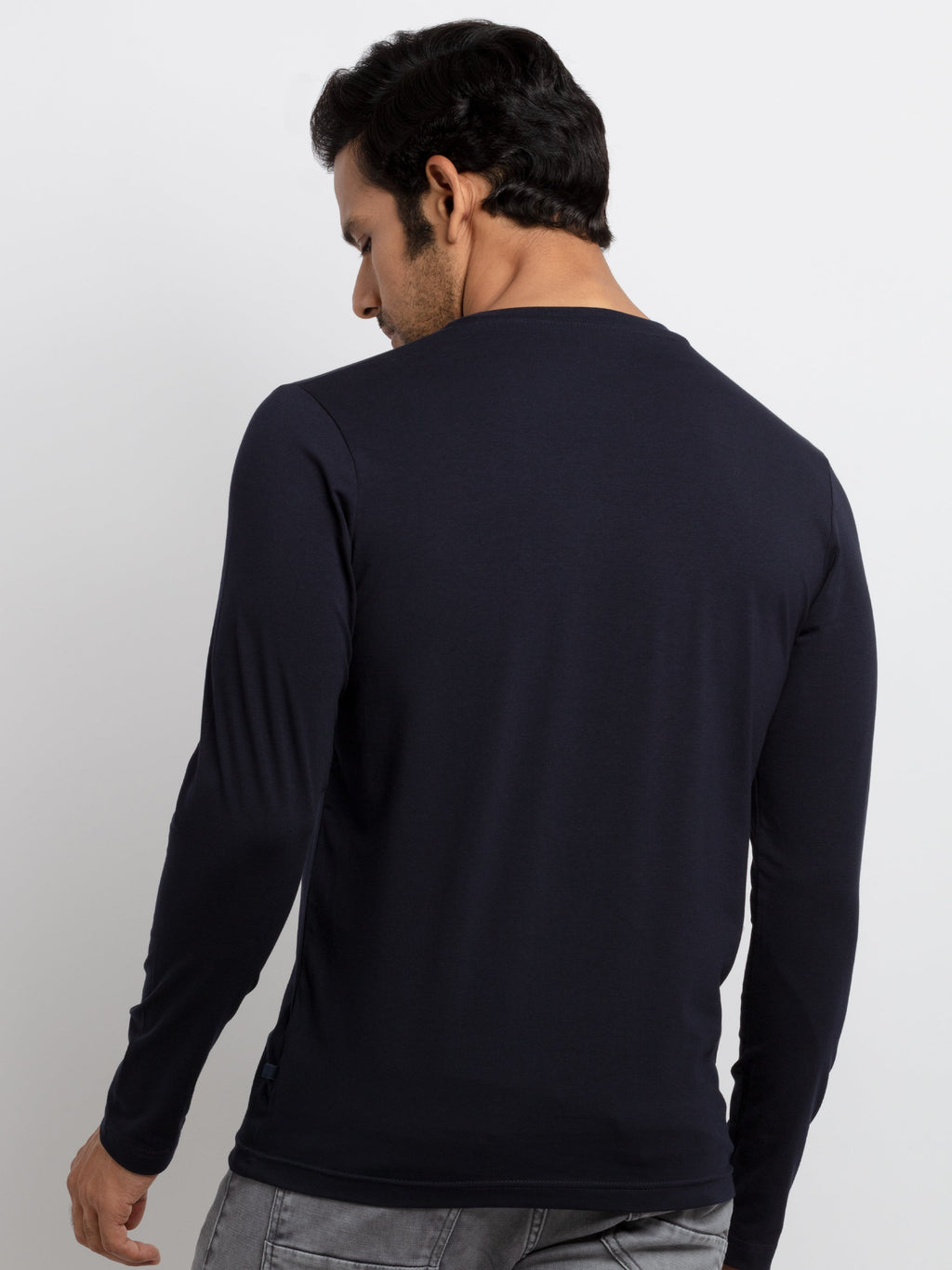 Mens Printed Full Sleeves T-shirt