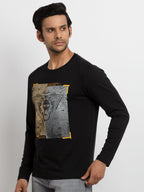 Mens Printed Full Sleeves T-shirt
