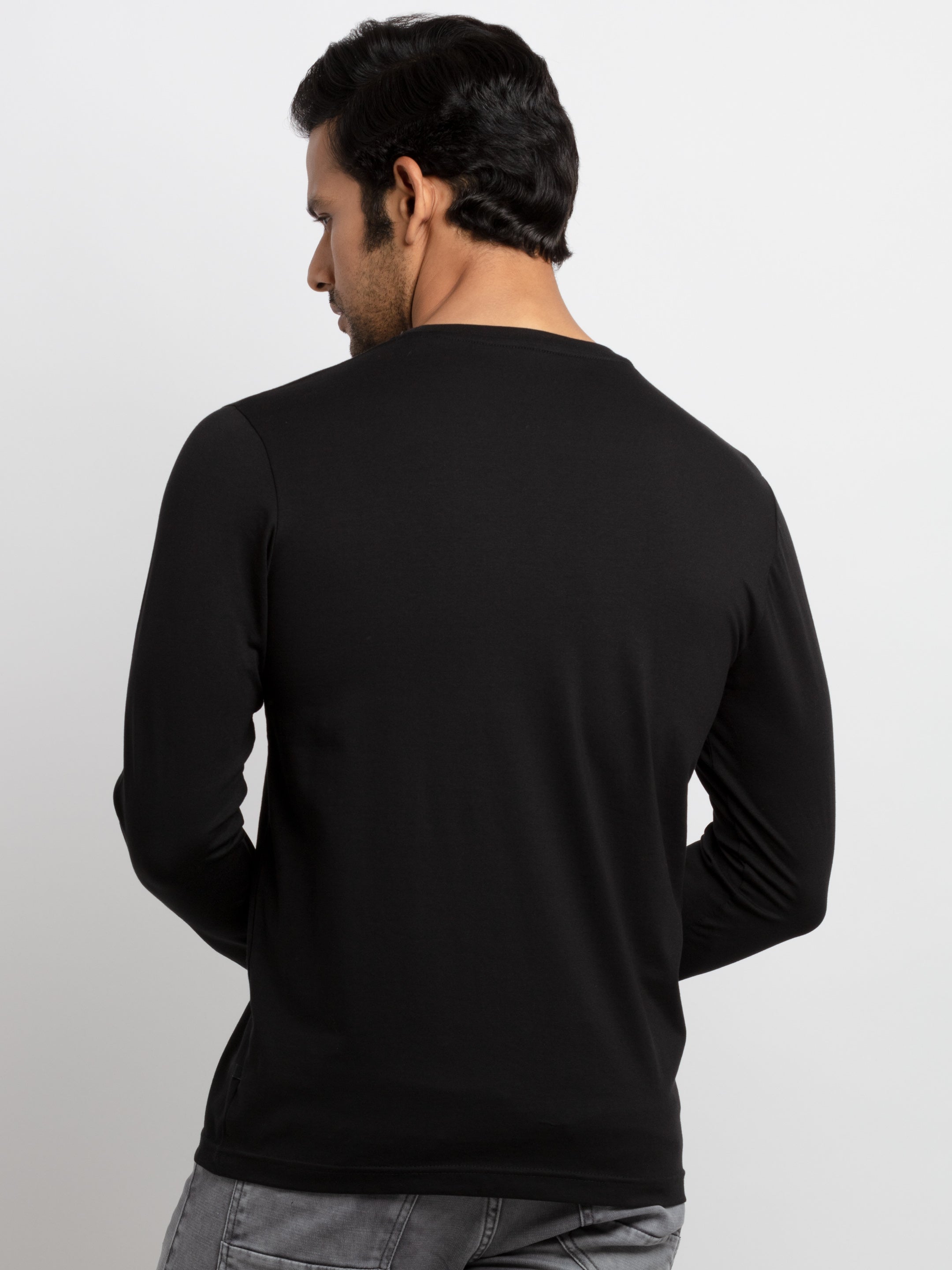Mens Printed Full Sleeves T-shirt