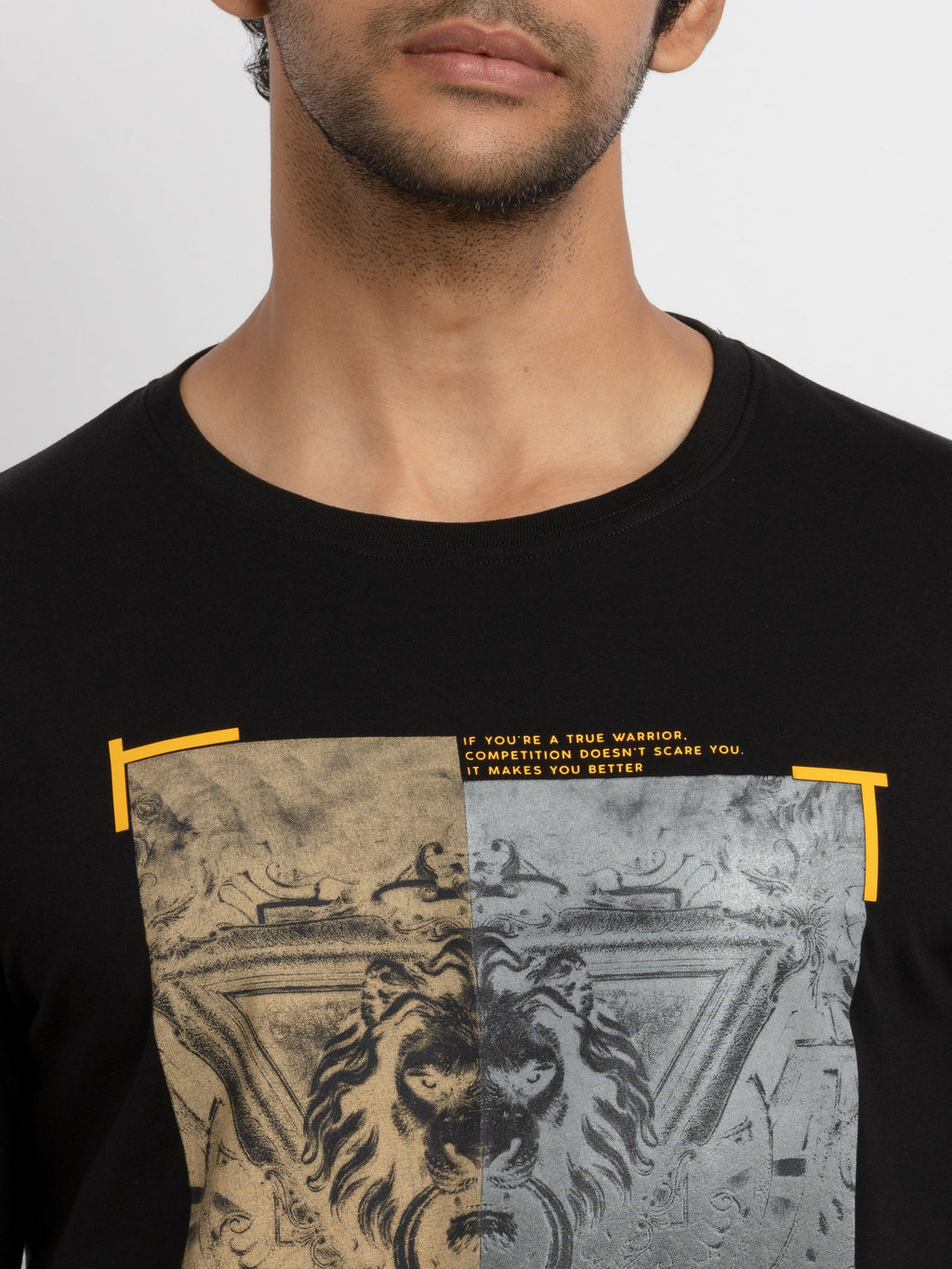 Mens Printed Full Sleeves T-shirt