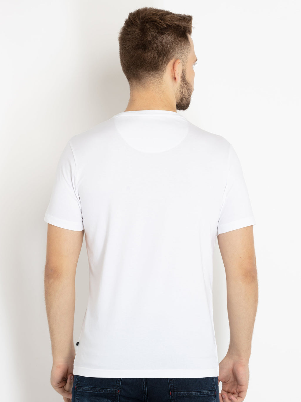 Mens Printed Round Neck T-shirt