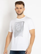 Mens Printed Round Neck T-shirt