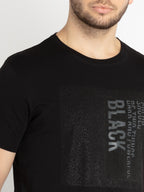 Mens Printed Round Neck T-shirt