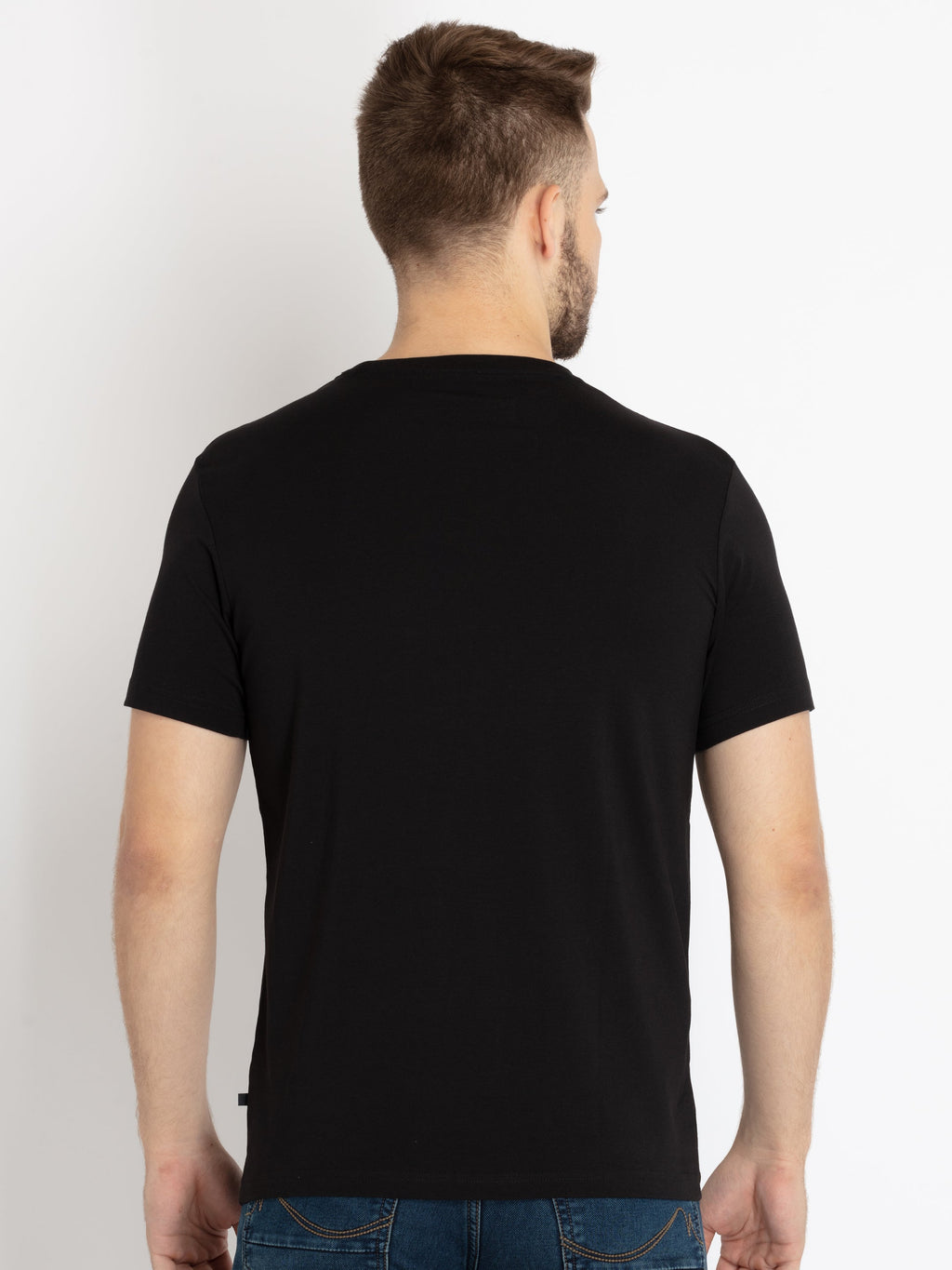 Mens Printed Round Neck T-shirt