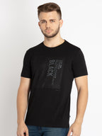 Mens Printed Round Neck T-shirt