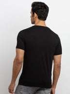 Mens Printed  Round Neck T-shirt