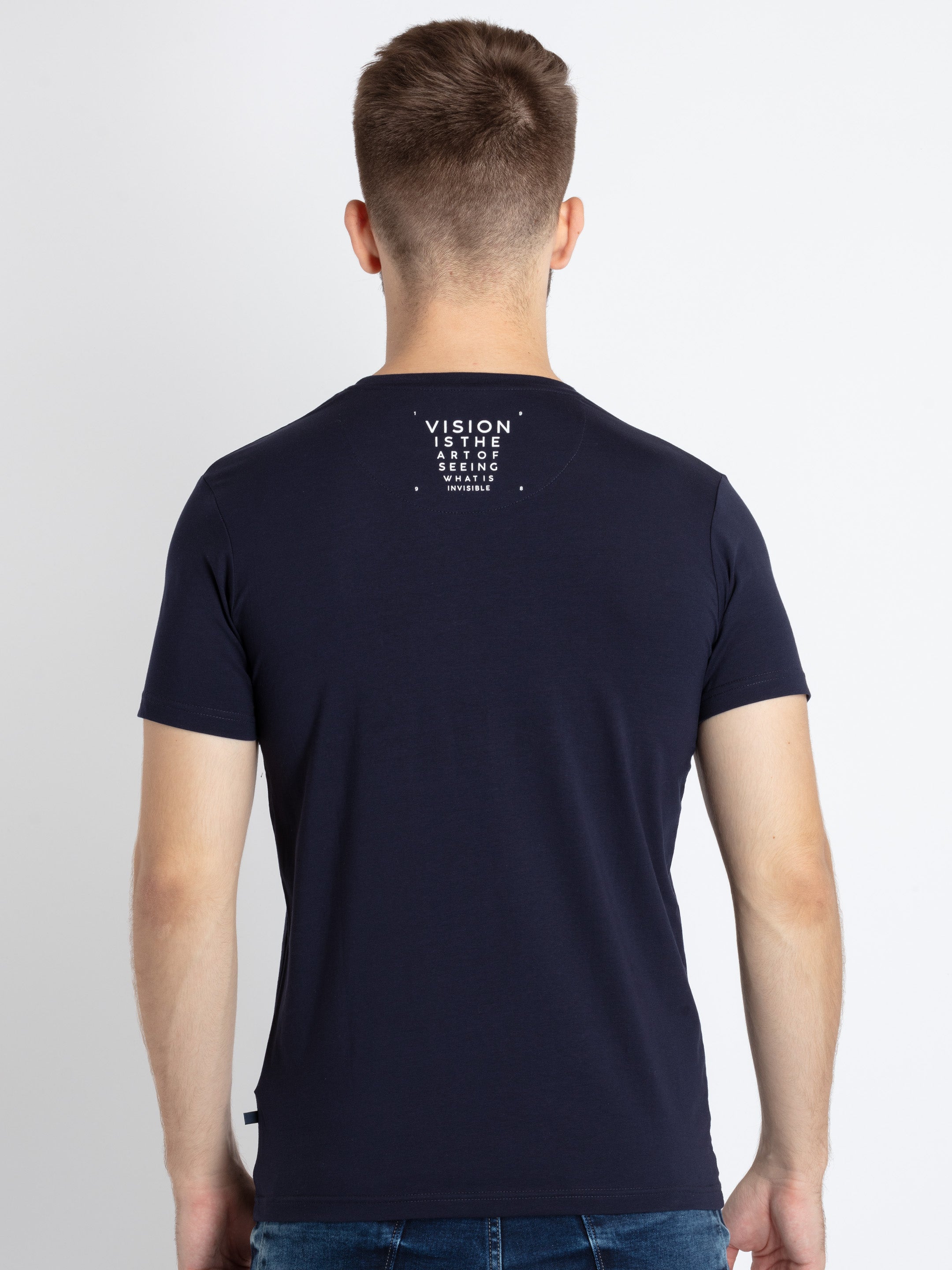 Mens Printed Round Neck T-Shirt