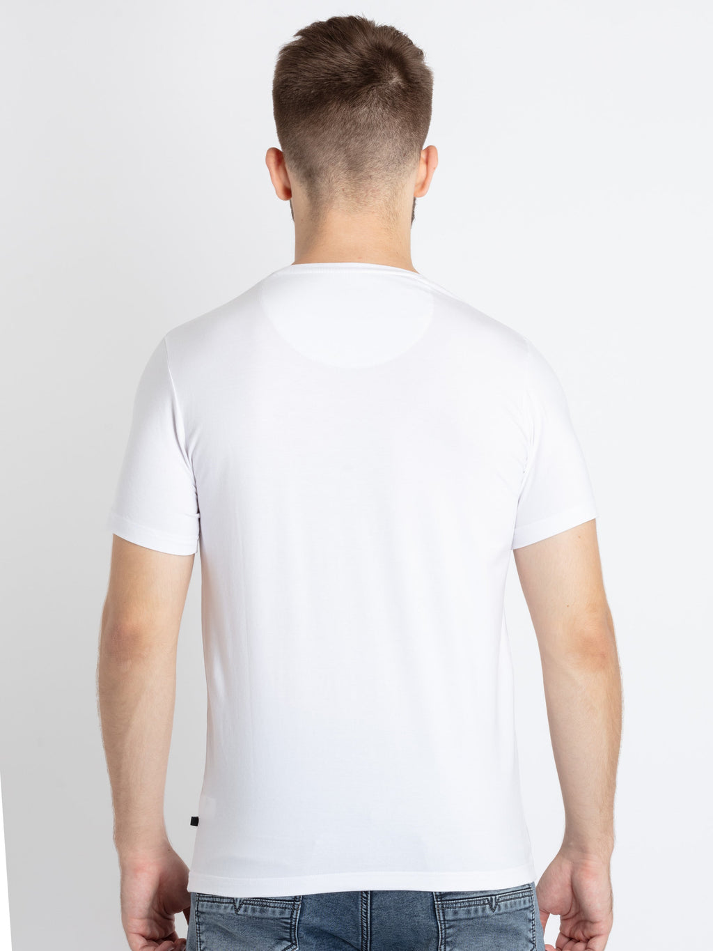 Mens Printed Round Neck T-Shirt
