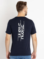 Mens Printed Round Neck T-shirt