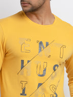 Mens Printed Full Sleeves T-shirt