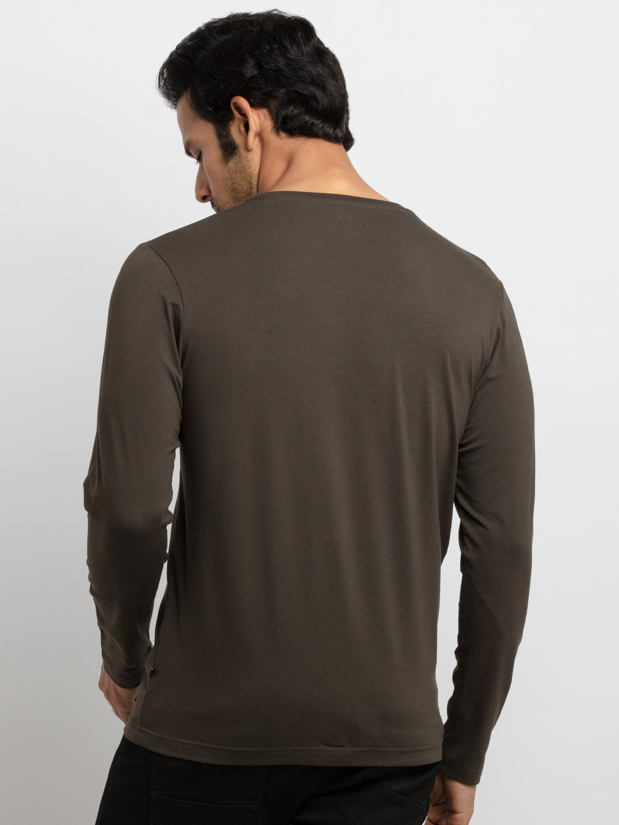 Mens Printed Full Sleeves T-shirt