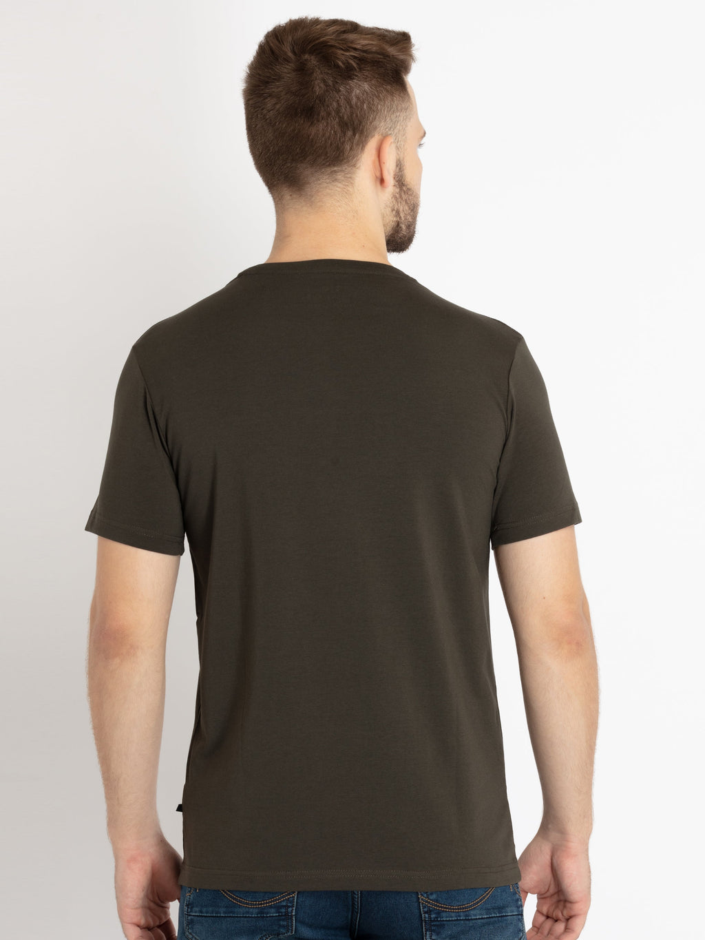 Mens Printed Round Neck T-shirt