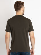 Mens Printed Round Neck T-shirt