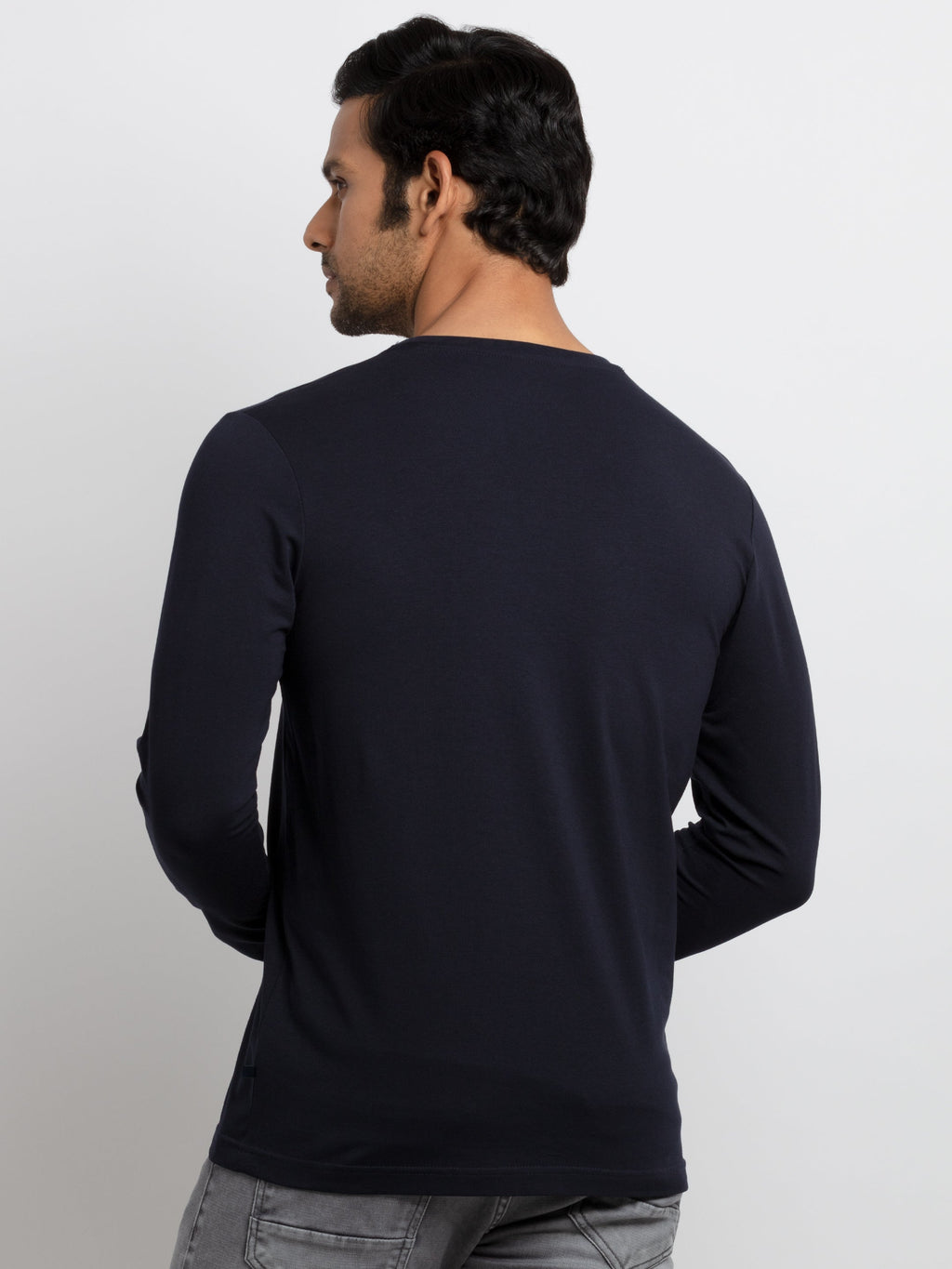 Mens Printed Full Sleeves T-shirt