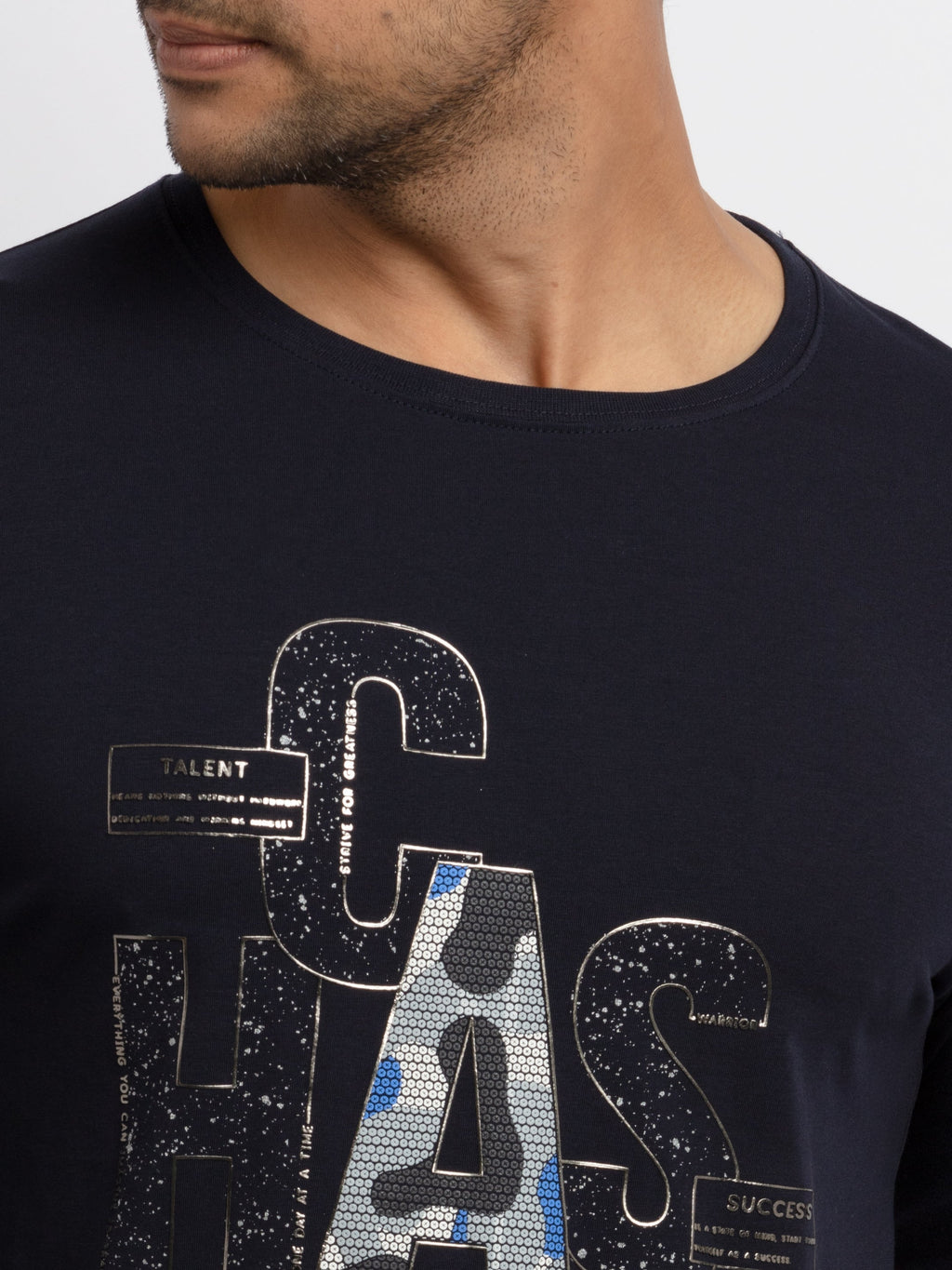 Mens Printed Full Sleeves T-shirt