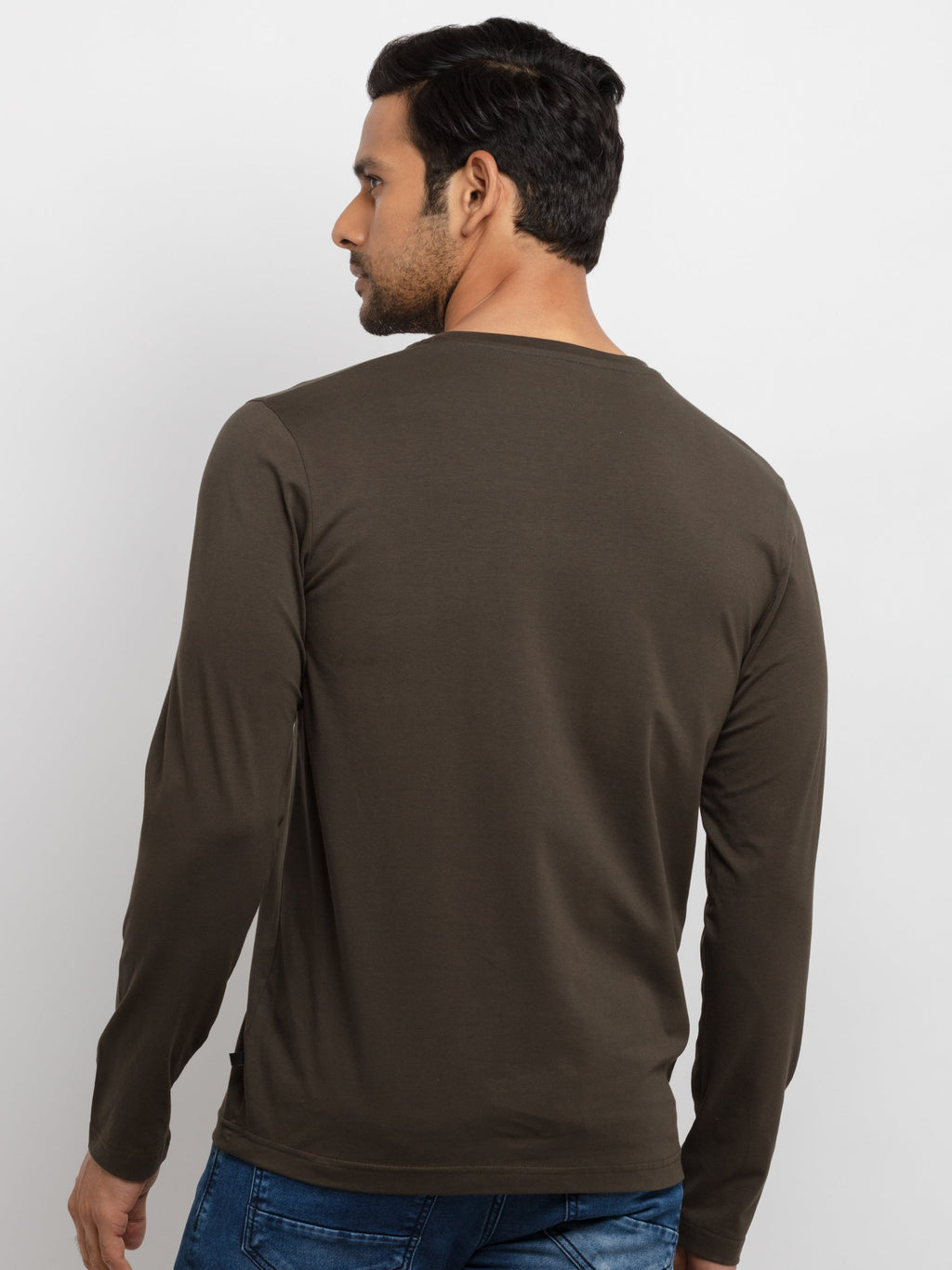 Mens Printed Full Sleeves T-shirt