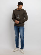 Mens Printed Full Sleeves T-shirt