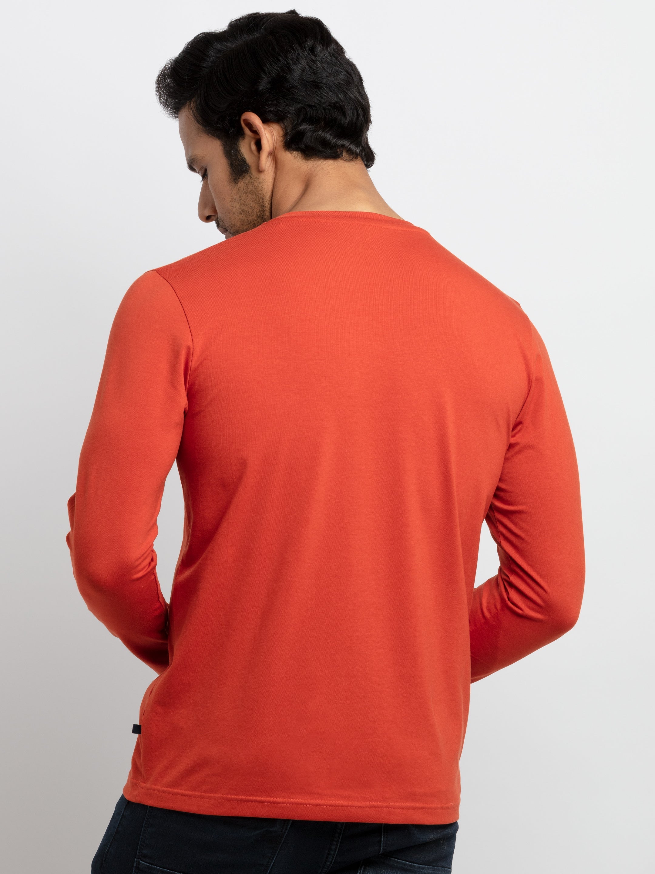 Mens Printed Full Sleeves T-shirt
