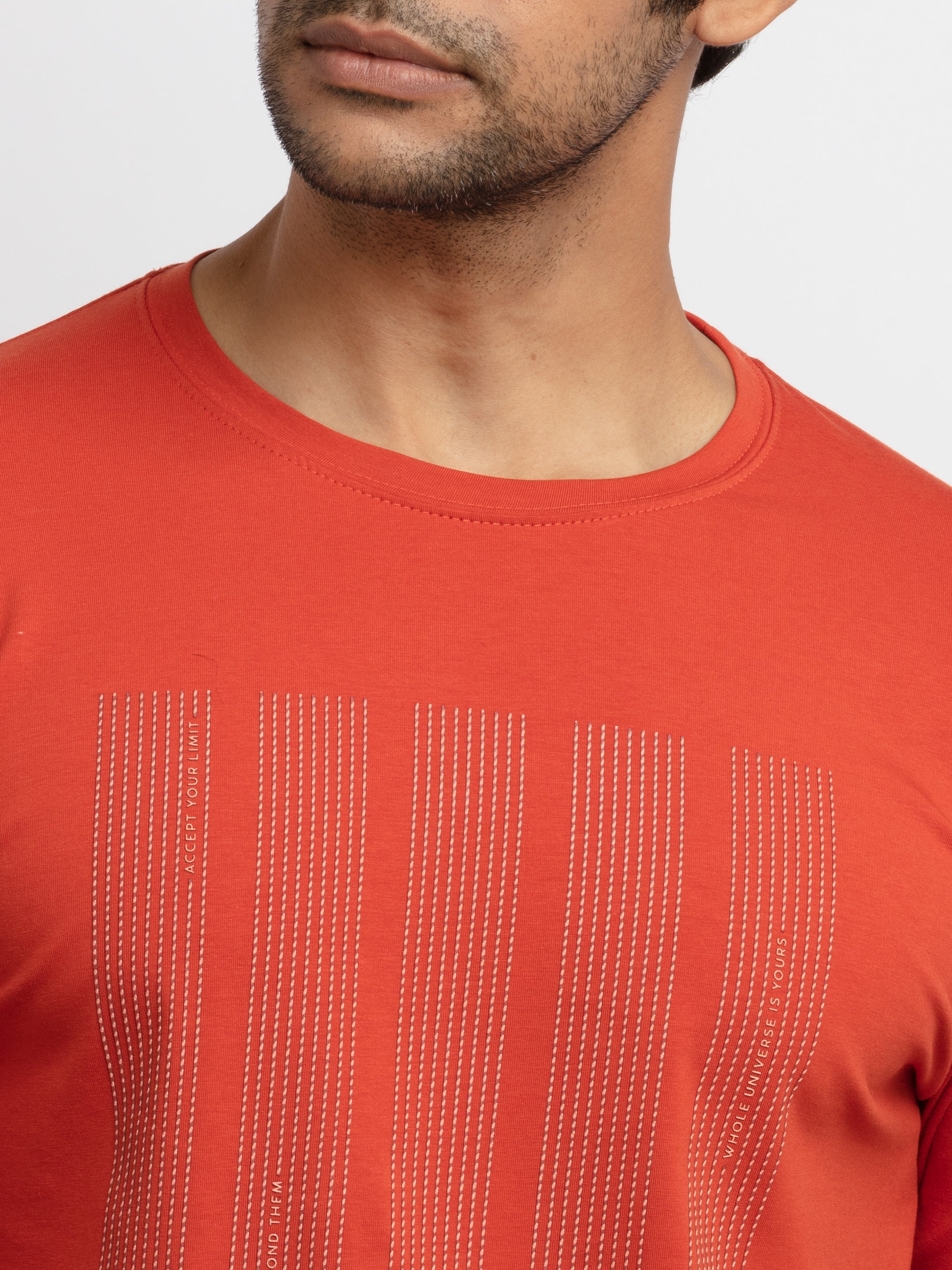 Mens Printed Full Sleeves T-shirt