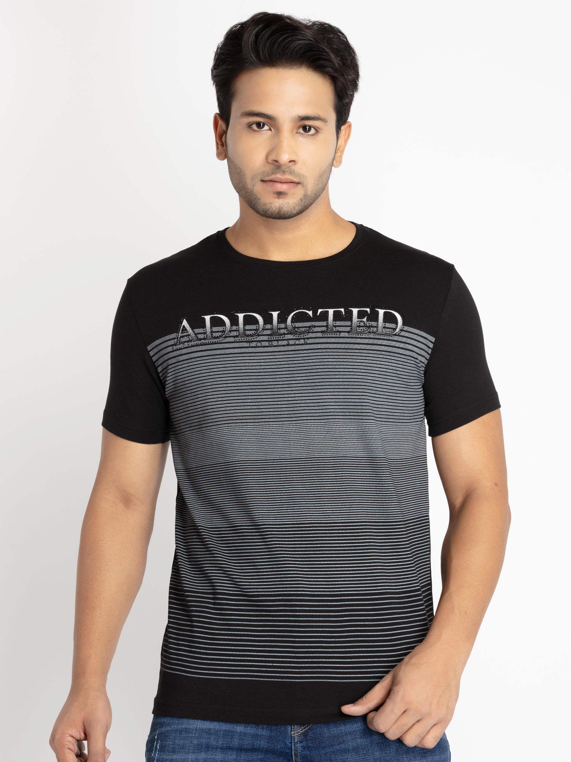 Status Quo |Men's Solid T-shirt - 3XL, 4XL, 5XL