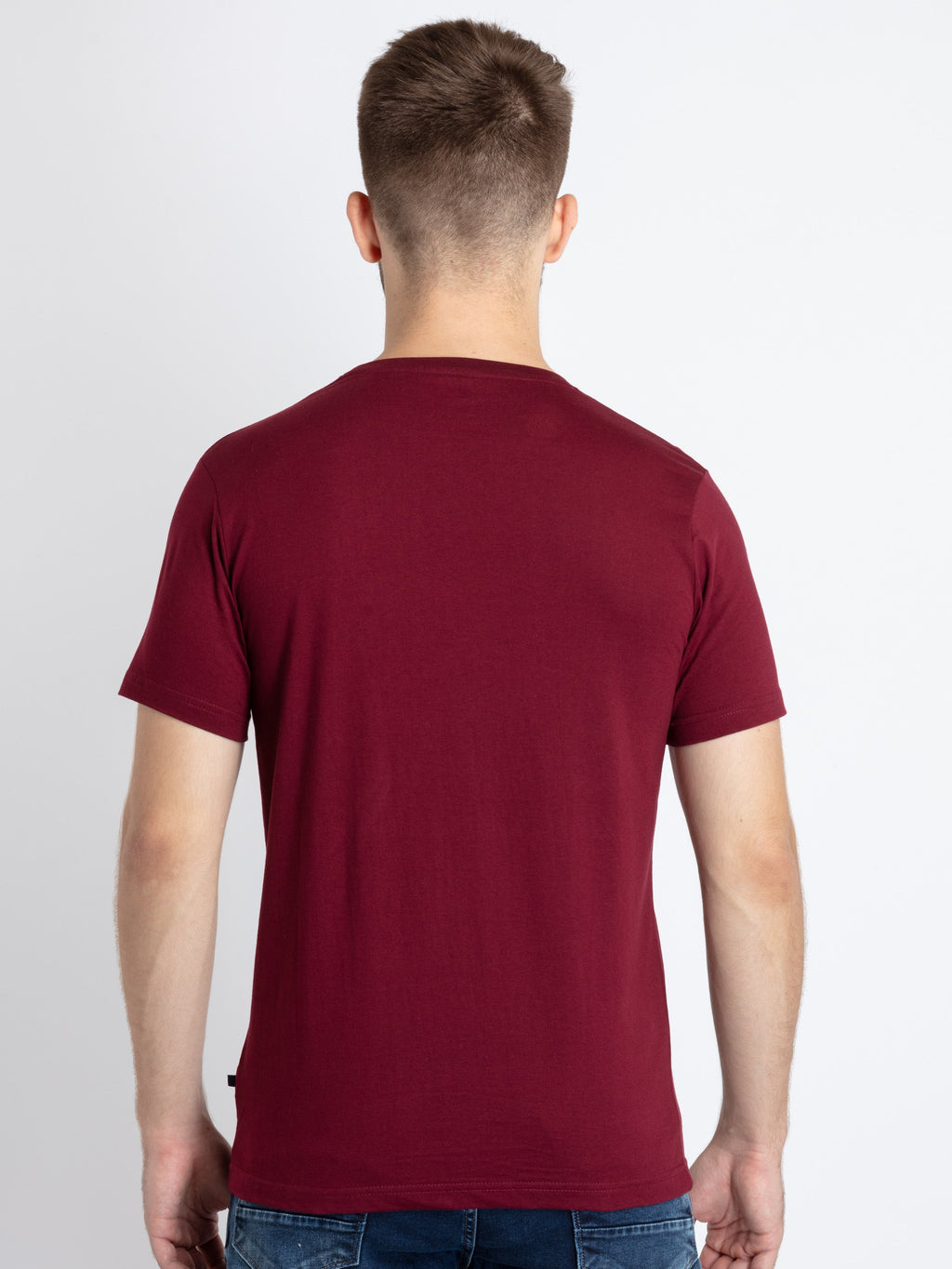Mens Printed Round Neck T-Shirt