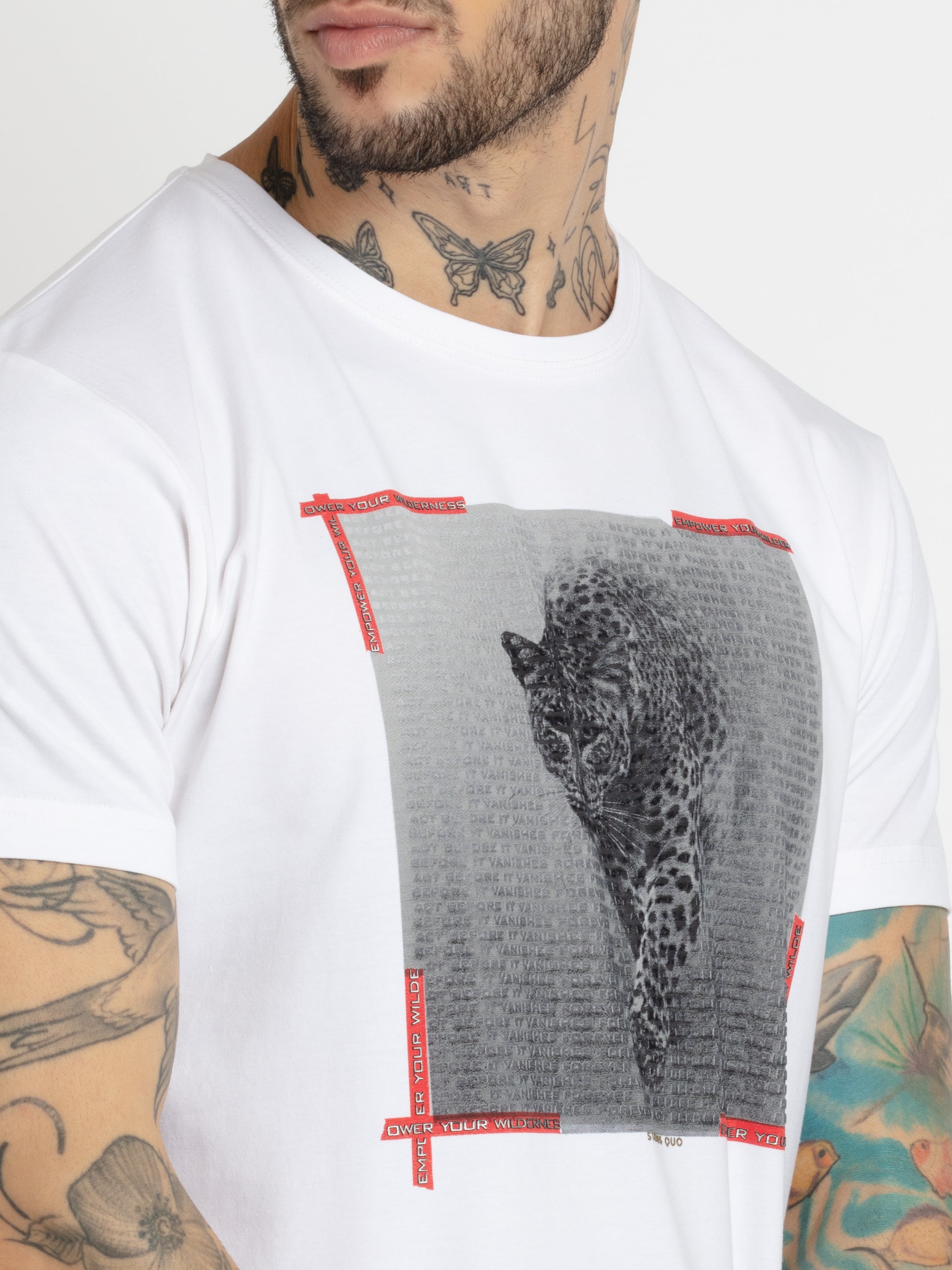 Mens Printed Round Neck T-shirt
