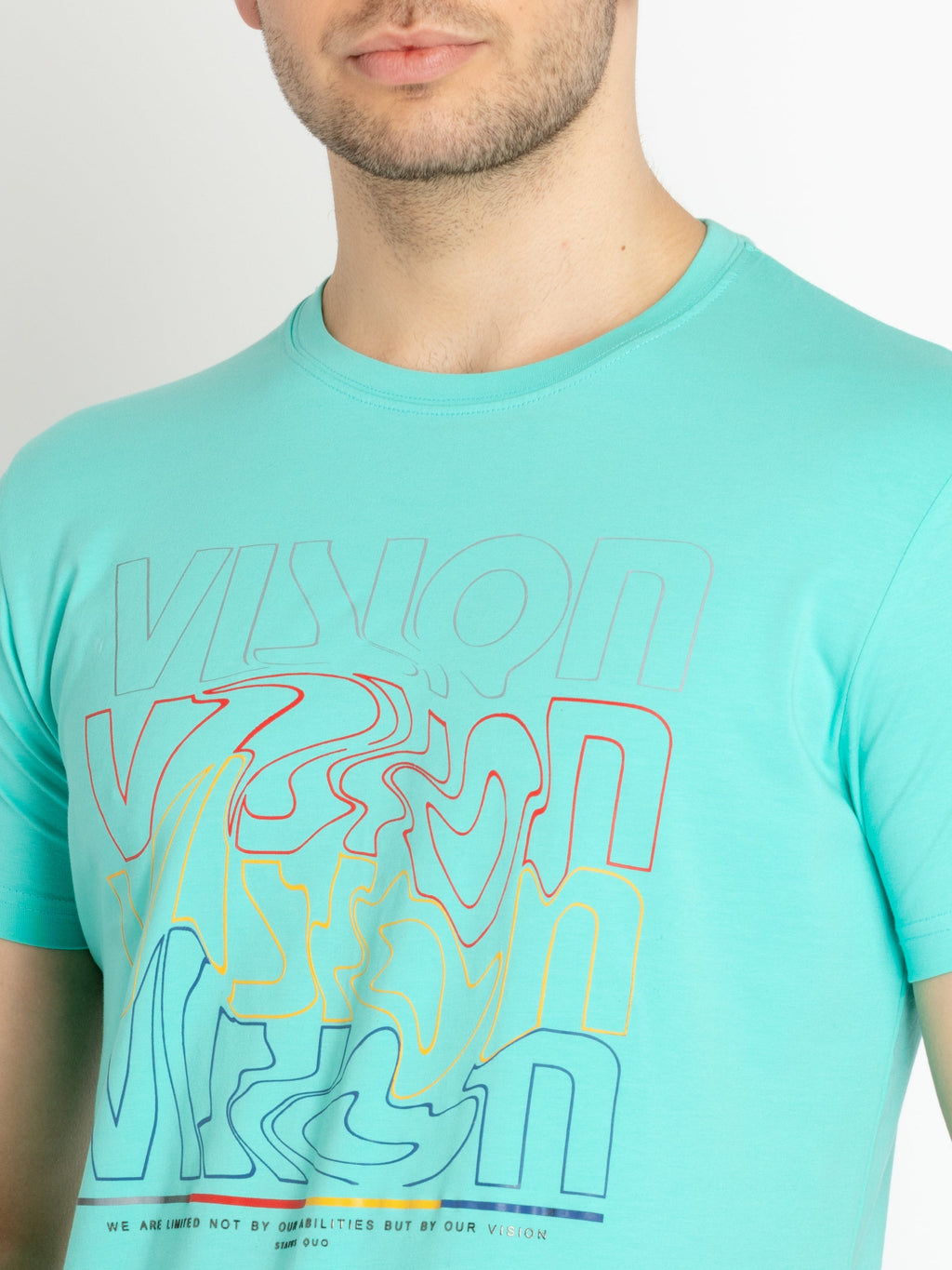 Mens Printed Round Neck T-shirts