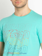 Mens Printed Round Neck T-shirts