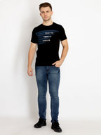 Mens Printed Round Neck T-shirts