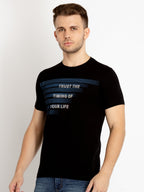 Mens Printed Round Neck T-shirts