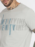 Mens Printed Round Neck T-shirt