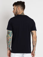 Mens Printed Round Neck T-shirt