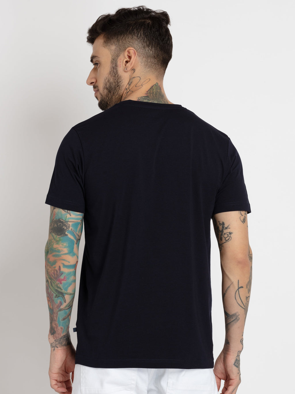 Mens Printed Round Neck T-shirt