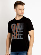 Mens Printed Round Neck T-shirts