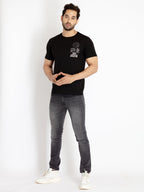 Mens Printed Round Neck T-shirt