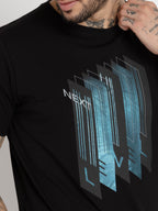 Mens Printed Round Neck T-shirt