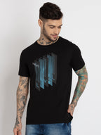 Mens Printed Round Neck T-shirt