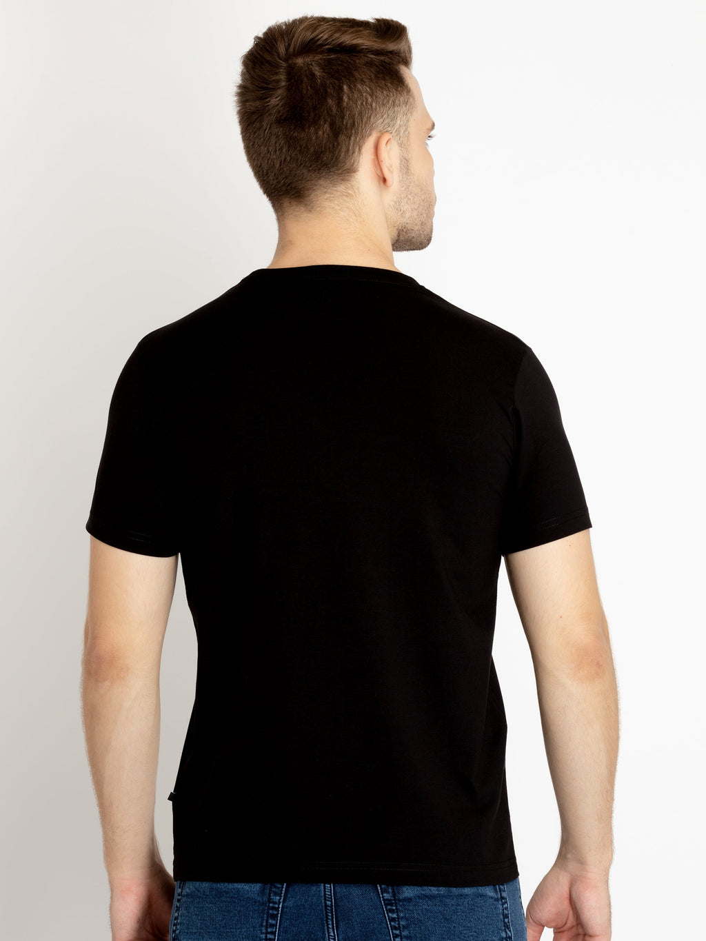 Mens Printed Round Neck T-shirts