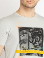 Mens Printed Round Neck T-shirts