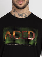 Mens Printed Round Neck T-shirt