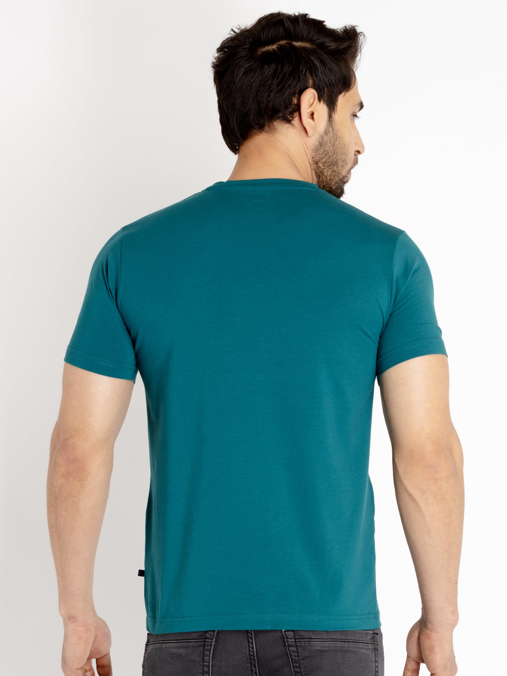 Mens Printed Round Neck T-shirt